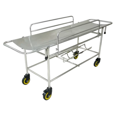 7.STRETCHER TROLLEY WITH RAILINGS & CYLINDER PROVISION