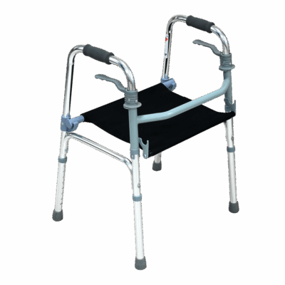 FOLDABLE WALKER WITH SEAT